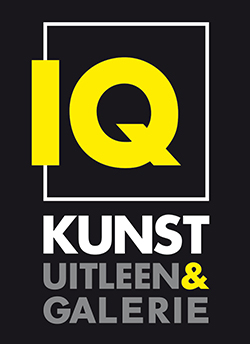 Logo IQ galerie en kunstuitleen