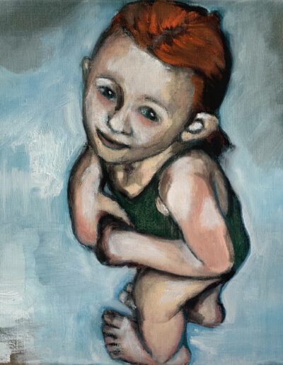 Zonder titel, olieverf op doek. Hannah Salonen
