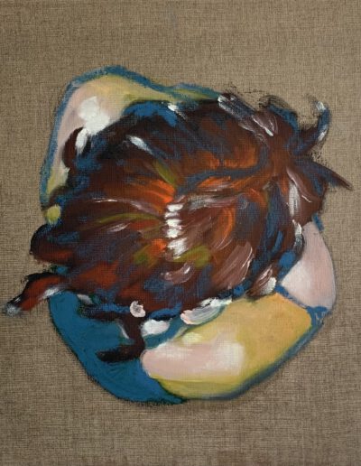 Zonder titel, olieverf op doek. Hannah Salonen