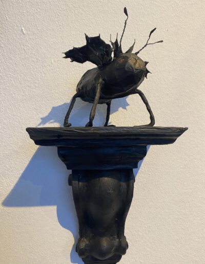 Beest, papier-maché. Ans Mous, 2025