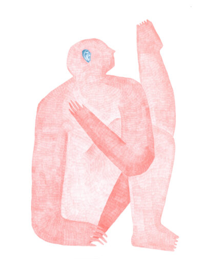 Verwar, ontwar, potloodtekening. Gemma Oosterhof, 2026