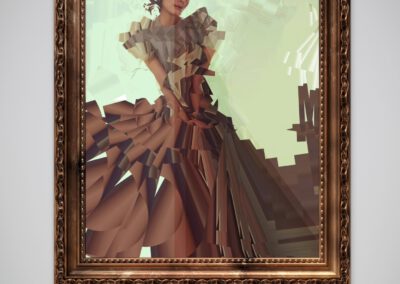 In the middle Chocoloco, chromalux print. Edskea Verhoeff, 2026