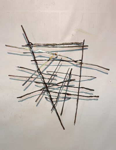 Zonder titel, 88 x 92 x 7 cm. Hannah Blom, 2025